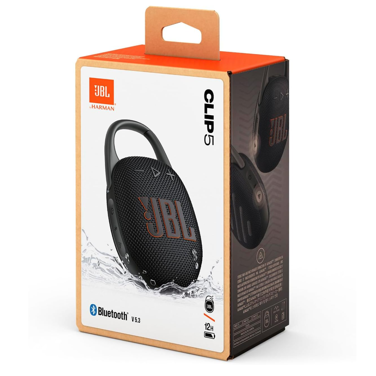 JBL CLIP5BLK Bluetooth スピーカー 防水対応 (ブラック)