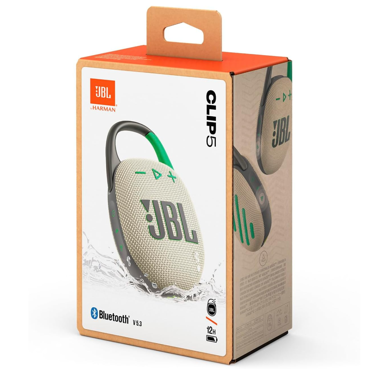 JBL CLIP5BLK Bluetooth スピーカー 防水対応 (ウィンブルドングリーン)