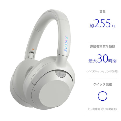 SONY（ソニー） ULT WEAR WH-ULT900N WC　オフホワイト　Bluetoothヘッドホン