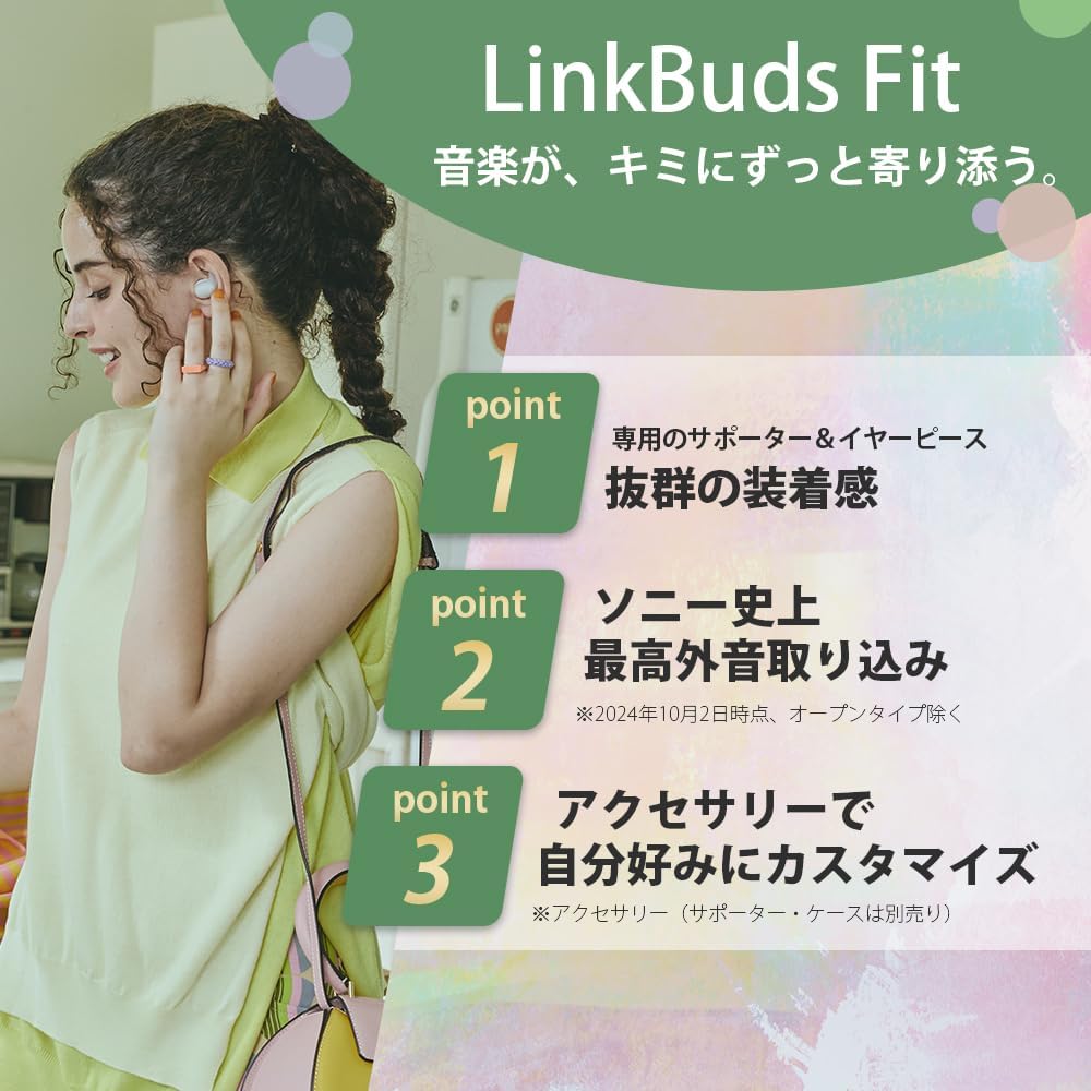 SONY（ソニー） 完全ワイヤレスイヤホン　LinkBuds Fit WF-LS910N